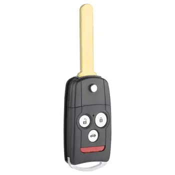 KEYECU pro Acura MDX RDX TL TSX ZDX pro Honda Accord Remote Auto Klíč Shell Případě Fob Kryt 4 Tlačítka