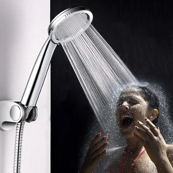 Koupelna Ruční Čtvercové Sprchové hlavice Plastová Pochromovaná Sprchová hlavice Postřikovače, vysokotlaké Vodní ABS+TPR Koupelnové Doplňky