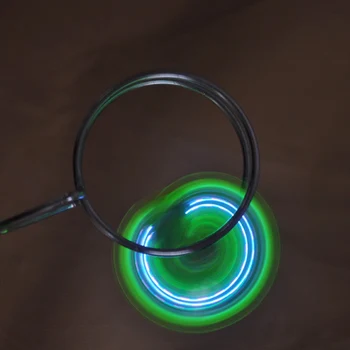Kouzelná Gyroskopická Barevné Magic Fly Magnetické Spinning Topy Flash YO-YO Děti Hračky