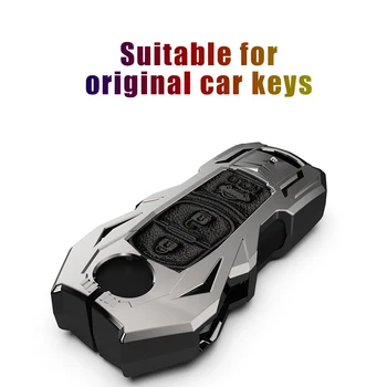 Kožené Auto Klíč Kryt Shell Pro Mazda 2 3 6 Atenza Axela CX-5 CX5 CX-7 CX-9 2016 Příslušenství Auto Styling Keychain