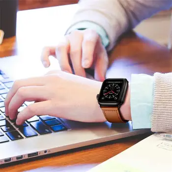 Kožený popruh Pro Apple watch band 44mm 40mm iWatch kapela 42mm 38mm Originální Kožený pásek, náramek hodinky Apple watch série 5 4 3 2 SE 6
