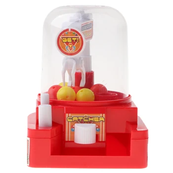 Kreativní Mini Candy Grabber Stroj Hračka Dráp Jeřáb Míč Catcher Hra Automat s Koule, Děti, Hračky, Dárky - Červená
