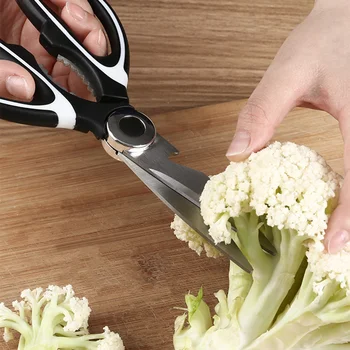 Kuchyňské Nůžky Multifunkční Nástroj z Nerezové Oceli Vyjmout Maso, Zelenina, BBQ Nástroj Nůžky Kuchyňské Potřeby