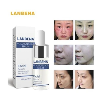 LANBENA Hyaluronové sérum pro obličej Šnek Podstatu Péče o Pleť Bělící Hydratační, Proti Stárnutí, Akné, Lifting Firming Anti Vrásky