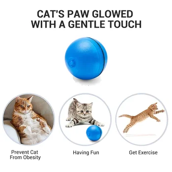 LED světlo, Automatické Válcování Míč na Elektrický Hračka pro Kočky pet Světelný Skákání Honí Míč, Pes, Legrační Hračka Pet Products