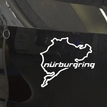 Legrační Závodní Silniční Závodní Nürburgringu Auto Nálepky Automobily Motocykly Vnější Příslušenství Vinylové Nálepky pro Bmw, Audi, Jeep Kia