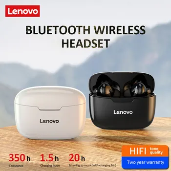 Lenovo Bezdrátová Sluchátka XT90 Bluetooth 5.0 Sportovní Sluchátka Dotykové Tlačítko IPX5 Vodotěsné Špunty do uší S 300mAh Nabíjecí Box