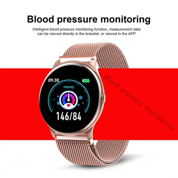 LIGE 2020 Nové Chytré Hodinky Ženy Muži Srdeční Frekvence, Krevní Tlak Informace Připomenout Sportovní Multifunkční Vodotěsné Smartwatch+Box