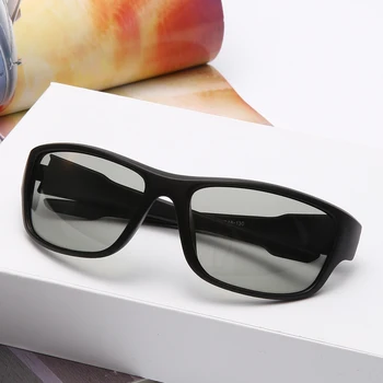 LongKeeper Samozabarvovací Polarizační sluneční Brýle Muži Změnit Barvu Řidičské Sluneční Brýle Mužské Černé Sportovní Brýle Oculos masculino