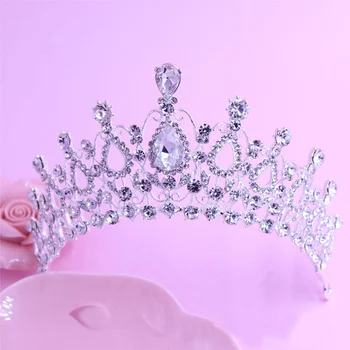 Luxusní Drahokamu Crystal Diadém, Koruna Čelenka Vlasy Hole Svatební Plesové Elegantní Módní Vlasy kapely Accessoies Pro Ženy