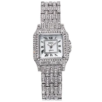 Luxusní hvězdné nebe Římské náměstí ocelový pás hodinky pozitivní drahokamu dámské hodinky módní student hodinky high-end quartz hodinky