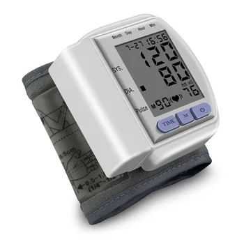 Lékařské Zápěstí Elektronické Monitor Krevního Tlaku tansiyon aleti Pulsu přístroj měřící krevní tlak Metr Manžety Hodinky Monitor Krevního Tlaku