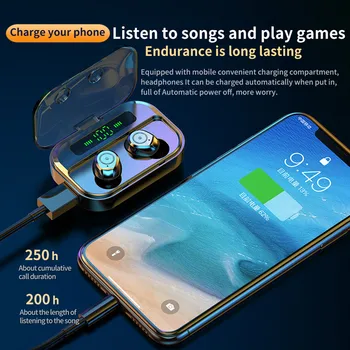M7s TWS Bezdrátová Bluetooth Sluchátka Vodotěsná Sportovní Sluchátka Stereo Redukce Šumu Herní Sluchátka Pro huawei Iphone Xiaomi