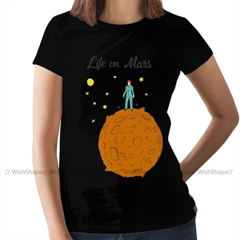Malého Prince T-Shirt Život Na Marsu Tričko Graphic Velké velikosti Ženy, tričko Bavlněné Dámské Tričko s krátkým rukávem