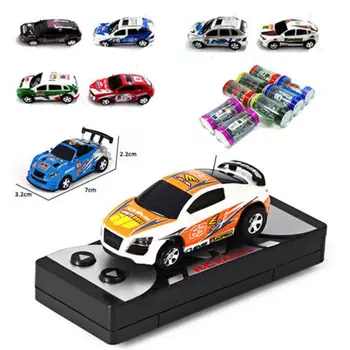 Mini Multicolor plechovky RC Rádiové Dálkové Ovládání Speed Micro Závodní Auta Hračky, Dárkové