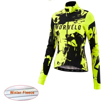 Morvelo 2020 Zimní Cyklistický Dres Žen Tepelné Fleece Dlouhý Rukáv Cyklistické Oblečení, Nepromokavou MTB Bike Jersey Bunda Ciclismo