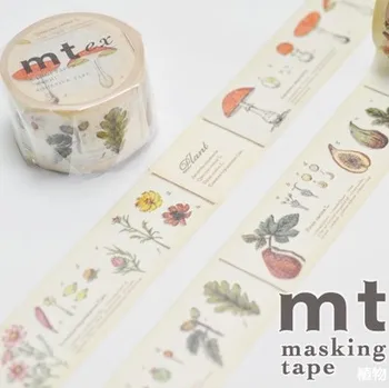 MT EX Series Maskovací Páska Zvířata, Rostliny, Minerály Sluneční Soustavy Čísla Washi Pásky Japonsko