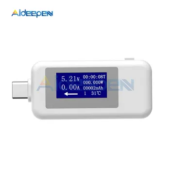 Multi-funkční USB Tester, Typ-C Nabíječka Detektor Digitální Voltmetr Ampérmetr Napětí Amp Mobilní Metrů Baterie Detektor