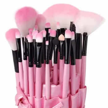 Místo 32 Růžové Make-Up Štětce Sada Černá Protokolu Barva Kosmetické Nástroje Make-Up Kartáče