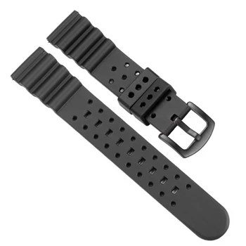 Na silikonové gumové Hodinky Popruh 20 22 24 mm, Vodotěsný a prodyšný Fluororubber Watchband Pro Každé Hodinky Značky #E