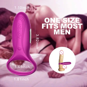 Natahovací Intenzivní Klitoris Stimulace Vibrátor Cock Ring Pro Muže, Silikonové Penis Vibrátor Prsteny Cudnosti, Dospělý Sex Hračky Pro Pár