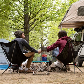 Naturehike Lehký Přenosný Kompaktní Skládací Camping Židle, Hliníkové Pletivo Pláži Piknik Rybářské Křeslo NH19JJ005