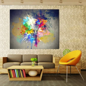 Nejlepší Wall Art Obrázky, Plátno, Světlo, Barevné olejomalby Velké Abstraktní Ruční olejomalba pro Obývací Pokoj Ložnice Dekor