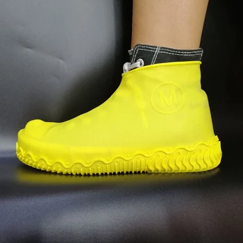 Nepromokavé boty kryt Venkovní déšť boty kryt Silné opotřebení-odolné anti-slip boty kryt Silikonové boty kryt
