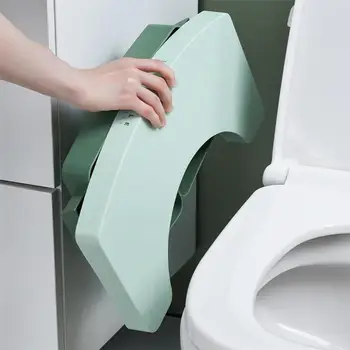 Non-Slip Skládací Toaleta Stolice Krok Squatting Wc Stolice Koupelna Asistent Asistent Toaleta Nohy Stolička Nastavitelná Výška