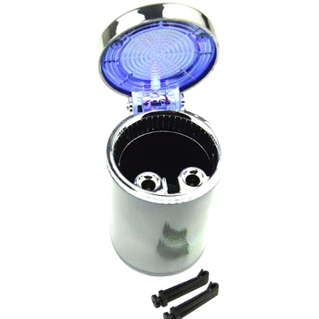 Nové LED světlo, Auto Cigaretový Popelník s krytem Pro Držák Car Air Vent popelník