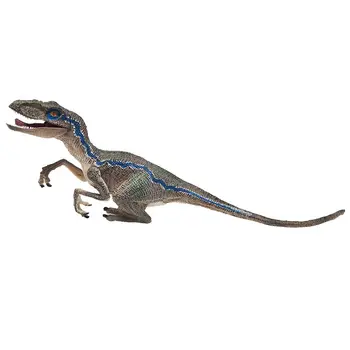Nové Příjezdy Modrá Velociraptor Dinosaur Akční Obrázek Zvířecí Model Sběratel Hraček nejlepší dárek doprava zdarma velkoobchod 30