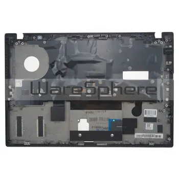 Nový, Originální pro Lenovo Thinkpad T480S Palmrest s Otisků prstů Otvor Spodní Základny 01YN986 01LV696 AM16Q000G00 AM16Q000500 Černá
