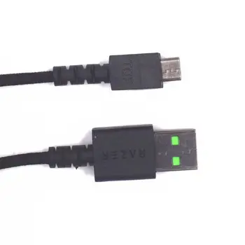 Odolné Nylonové Pletené Myš USB Kabelové vedení pro Razer Mamba, Bezdrátová Myš