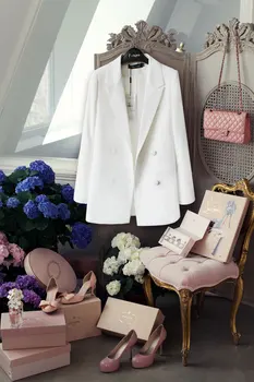 Office dámské sako jaře a na podzim nové tričko wild tenký oblek temperament dojíždějící pioneer bílé malé oblek žena bunda
