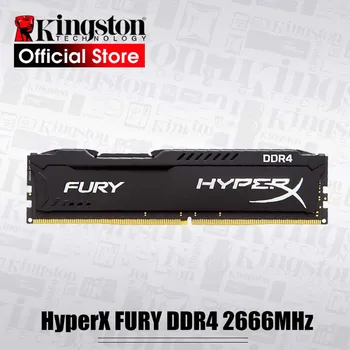 Originální Kingston HyperX FURY DDR4 2666MHz 8GB 16GB Desktop RAM Paměť CL16 DIMM 288-pin Desktop Interní Paměti Pro Hraní her
