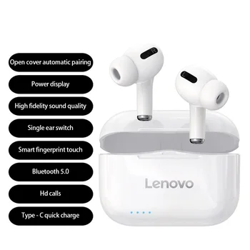 Originální Lenovo Wireless Bluetooth Sluchátka sluchátka Redukce Šumu, hi-fi Stereo Headset, Dotykové Ovládání, Sluchátka Pro Všechny Telefony