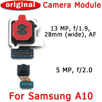 Originální Přední a Zadní Kamery Pro Samsung Galaxy A10 Hlavní Čelí Fotoaparát Modul Flex Kabel Náhradní Náhradní Díly