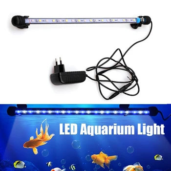 Osvětlení akvária Fish Tank Ponorné Světlo Svítilny, Vodotěsné Podvodní Rostliny, LED Světla Akvárium, Osvětlení 18-112cm EU Plug