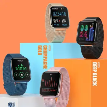 P4 smart watch full screen dotykové chytré hodinky srdeční frekvence monitoru fitness sportovní vodotěsné tracker chytrý náramek náramek