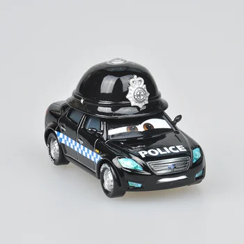 Pixar Auta 2 Mark Wheelsen Šedá UK Policie 1:55 Měřítku Diecast Kovové Slitiny Model Roztomilé Hračky Pro Děti, Dárky Blesk McQueen