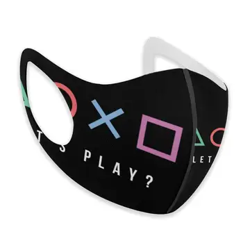Playstation Umožňuje Hrát mascarillas con filtro estampadas DIY masque de ochranu lavable mascarillaa tela motocyklu v pračce