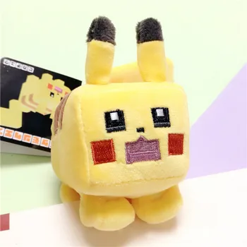 Pokemon Pikachu Genie Želva Pixel Plyšová Panenka 27 cm Batoh, Přívěsek 13 cm