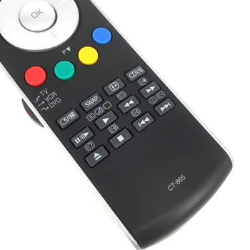 Použité Originální CT-865 Dálkový ovladač Pro TELEVIZOR Toshiba DVD 32-WL68P C42-AV502PR 21V53E TV