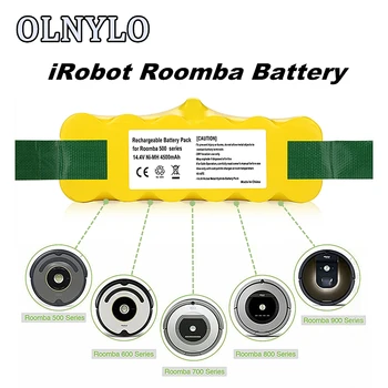 Pro iRobot Roomba 14.4 V Baterie Pro iRobot Roomba Vysavač 500 530 570 580 600 630 650 700 800 980 R3 Dobíjecí Baterie