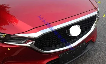 Pro Mazda CX-5 CX5 2017 2018 ABS Chrom Přední Kapotu, Kapota Gril Mřížka Nárazníku Lip Mesh Obložení Krytu