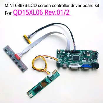 Pro QD15XL06 Rev. 01/2 MNT68676 displej regulátoru disk deska DVI VGA LCD panel LVDS 30Pin CCFL 1024*768 NA 15