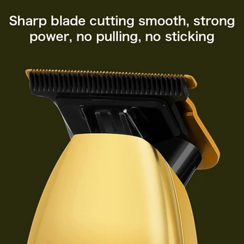 Profesionální Zastřihovač Vlasů Kadeřnictví Hair Trimmer Clipper Muži Akumulátorový Carving Ostříhat Stroje Elektrické Nůžky Holení Stroj