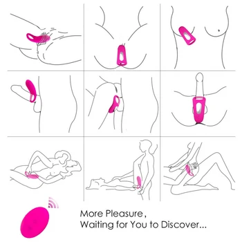 Prostaty, Vibrátor pro Muže Zpoždění Ejakulace Penis, Vibrační Kroužek Klitoris Stimulátor Mini Vibrátor, Dálkové Vibrátor pro Páry,