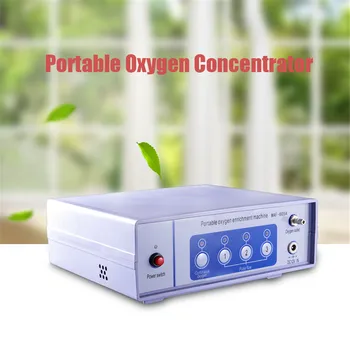Přenosný Kyslíkový Koncentrátor Oxygene Obohacení Stroj, Kontinuální 1-3L/min Nastavitelný Průtok S 2200mAh Baterie pro Domácnost