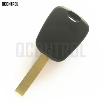 QCONTROL Auto Dálkové Klíč DIY pro PEUGEOT 307 2 Tlačítka Dokončit Klíč